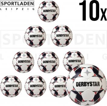 10er Ballpaket Derbystar Brillant TT AG - Kunstrasen Trainingsball